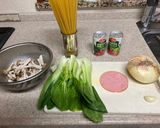 野菜ジュースでベジタブルパスタ作り方1写真