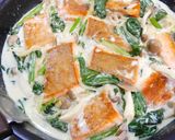 簡単・鮭のクリーム煮♡フライパンひとつで作り方15写真