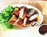 茄子と豚のチーズ入りフライ作り方8写真