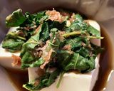 「5分」桑(マルベリーの葉)の湯豆腐作り方3写真