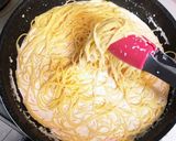濃厚レベル自在の明太子生クリームパスタ作り方8写真
