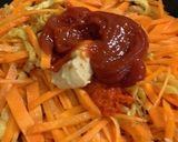 ご飯がニンジンのおかず〜ニンジンチリ丼〜作り方6写真