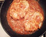 簡単☆鶏もも肉のニンニク醤油煮作り方4写真