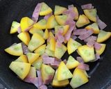 簡単！ズッキーニとベーコンチーズ炒め作り方2写真