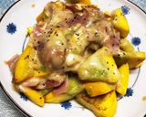 簡単！ズッキーニとベーコンチーズ炒め作り方4写真