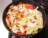 野菜がたっぷり取れる優しいチキンヌードル作り方6写真