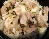 炊飯器でスペアリブの炊き込みご飯。作り方3写真