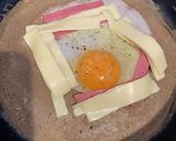 もちっとガレット　トマトベーコンチーズ作り方2写真