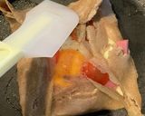もちっとガレット　トマトベーコンチーズ作り方3写真