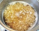 ヘルシーで出汁が効いた押し麦油かす雑炊作り方5写真