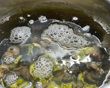 亀の手の塩茹で作り方4写真