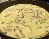 しめじと長芋の豆乳スープパスタ作り方3写真