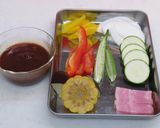 おうちカフェ♪夏野菜たっぷりナポリタン作り方1写真