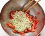バジルとトマトの冷製パスタ作り方4写真