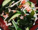 簡単！ワカメきゅうりカニカマの酢の物♪作り方2写真
