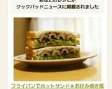 フライパンでホットサンド★お好み焼き風作り方16写真