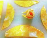 薄焼き卵で薔薇 ~茹で卵じゃ無いサラダも作り方4写真