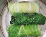 お魚ソーセージのロール白菜♪作り方3写真