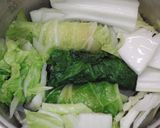 お魚ソーセージのロール白菜♪作り方4写真