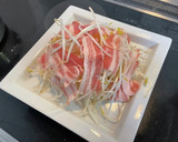 【超簡単主菜】もやしと豚肉の重ね蒸し作り方2写真