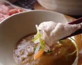 千切り野菜のしゃぶしゃぶ鍋作り方5写真