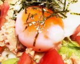 ゆかりのイブクロ　　温玉サラダうどん作り方8写真
