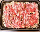 野菜と豚肉のポットプレート蒸し作り方6写真