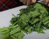 朝食に♪しめじとほうれん草の巣ごもり玉子作り方3写真