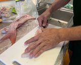 大きな鯛　刺身・焼・潮汁作り方5写真