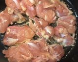 ◤電鍋レシピ◢　鶏肉マスタードクリーム煮作り方2写真
