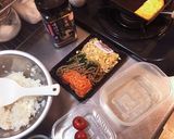 お惣菜ナムルでピビンバ弁当作り方3写真
