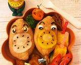 キャラ弁‪♡‬お稲荷deキウイブラザーズ作り方3写真