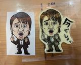 おもしろ弁当　今でしょ　キャラオブアート作り方4写真