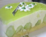 メロンたっぷりꕤふるふるムースケーキ作り方50写真