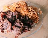 夏の弁当★牛肉のしぐれ煮とピリ辛れんこん作り方7写真