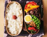 夏の弁当★牛肉のしぐれ煮とピリ辛れんこん作り方10写真