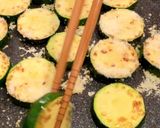 【楽めし】ズッキーニの醤油チーズ作り方3写真