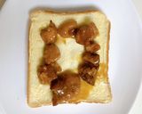 半熟照り焼きトースト作り方3写真