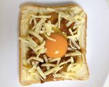半熟照り焼きトースト作り方4写真
