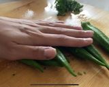 鶏つくねとおくらの生姜あん作り方2写真