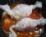 炊飯器2品！チキンライス＆豚こま包み蒸し作り方8写真