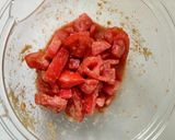 トマトのにんにくナムル作り方3写真