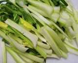にんじんとチンゲン菜のナムル♪(生姜)作り方1写真