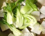 白菜とチンゲン菜のつゆだく卵とじ作り方1写真