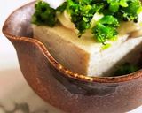 干しエビ乗せの冷奴を、豆乳麺つゆで頂く作り方10写真