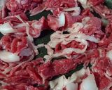 ニンニクの芽と牛肉のオイスターソース炒め作り方2写真