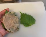 青じそ鶏団子作り方2写真