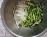 大葉香る！きゅうり・大根・大葉の酢の物♪作り方1写真