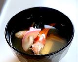 簡単!カニのお吸い物作り方6写真