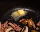 ベーコンとマッシュルームのパスタ作り方3写真